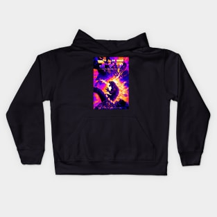 Retro Godzilla Alien Kids Hoodie